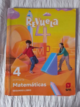 Libro de matemáticas revuela 4 de primaria .
