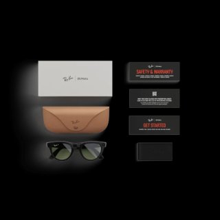 Ray-Ban Meta Headliner Negro Lentes Verde