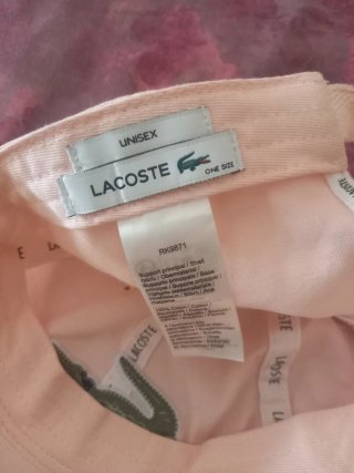 Gorra Lacoste Rosa Unisex