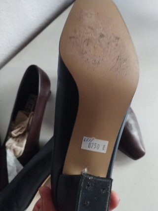 Lote Zapatos Talla 37 (Negro y Marrón)