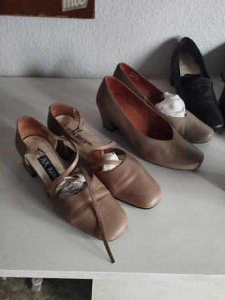 Lote Zapatos Talla 37 (Negro y Marrón)