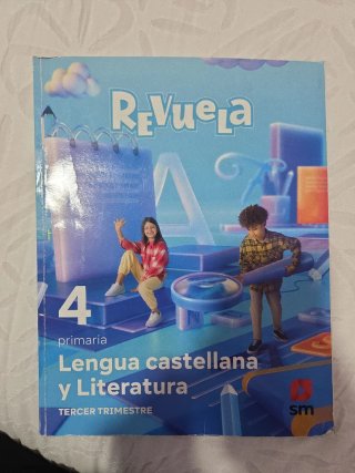 Libro Lengua castellana 4 de primaria Revuela.