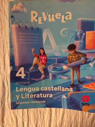 Libro Lengua castellana 4 de primaria Revuela.