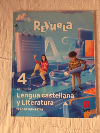 Libro Lengua castellana 4 de primaria Revuela.