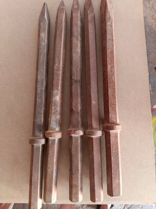 Punteros para martillo (5 unidades)