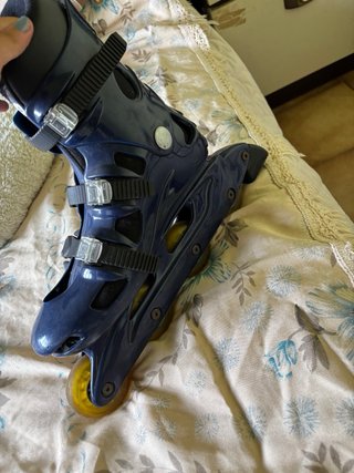 Patines en línea azules talla 40