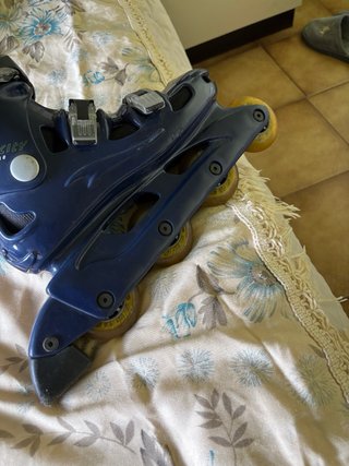 Patines en línea azules talla 40