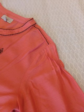 Camisa Tintoreto Talla M Naranja