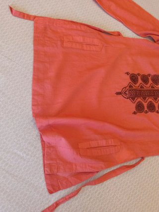 Camisa Tintoreto Talla M Naranja