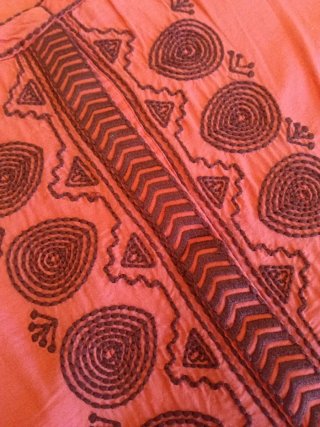 Camisa Tintoreto Talla M Naranja