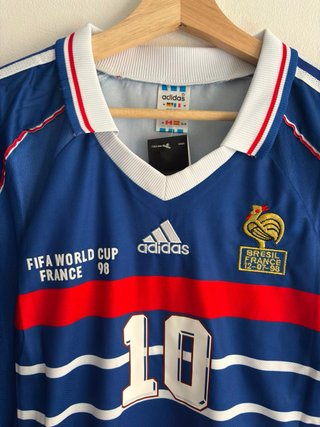 Camiseta Francia Mundial 1998 Adidas