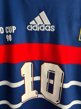 Camiseta Francia Mundial 1998 Adidas