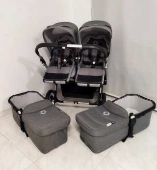 Bugaboo Donkey Grigio Melange Ricondizionato