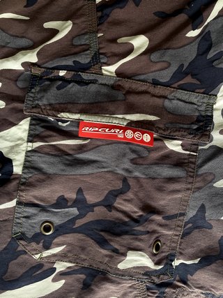 Bañador Rip Curl Camuflaje Y2K Vintage 2002 M