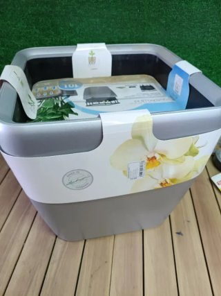 Maceta con Autorriego Quadro Premium 43 LS Gris