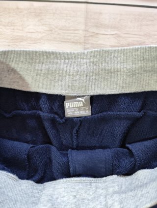 Pantalones Cortos Puma Azul Algodon Logo Talla M