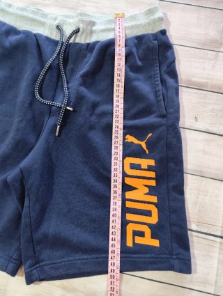 Pantalones Cortos Puma Azul Algodon Logo Talla M