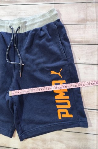 Pantalones Cortos Puma Azul Algodon Logo Talla M