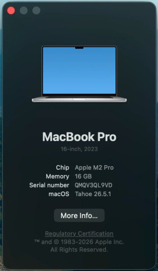 MacBook Pro 16 M2 Pro