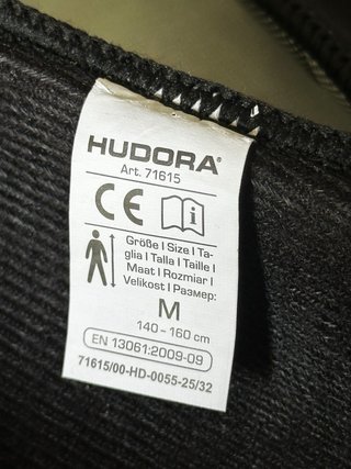 Espinilleras Hudora Talla M con protección tobillo