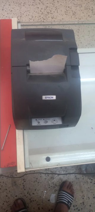 Impresora HP marron