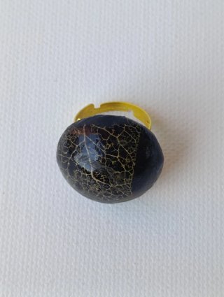 Anello Linfa Vitale - Nero e Oro