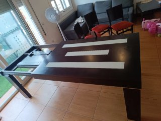 NEGOCIABLE Mesa comedor + 4 sillas + mesa centro