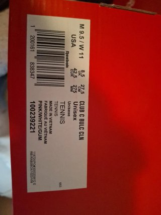 Sneakers Reebok Club C Rosa Taglia 42.5