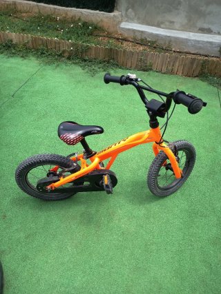 Bicicleta Monty 14 bambino + rotelle