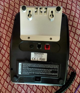 Teléfono fijo Daewoo negro