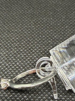 Anello solitario in platino Tiffany & Co.