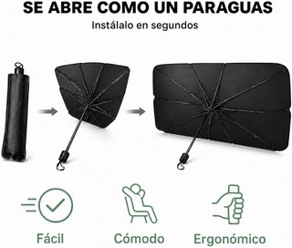 Parasol Coche Paraguas Plegable Delantero