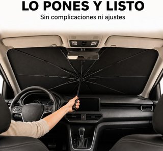 Parasol Coche Paraguas Plegable Delantero