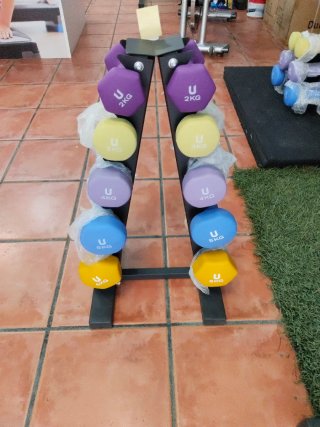Coppia di pesi da 2,5 kg nuovi