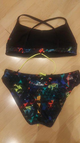 Bikini de natación estampado