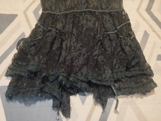 Vestido Essentiel encaje transparente