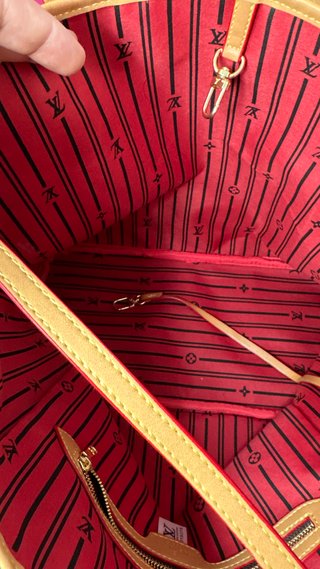 Bolso Louis Vuitton Marrón y Rojo