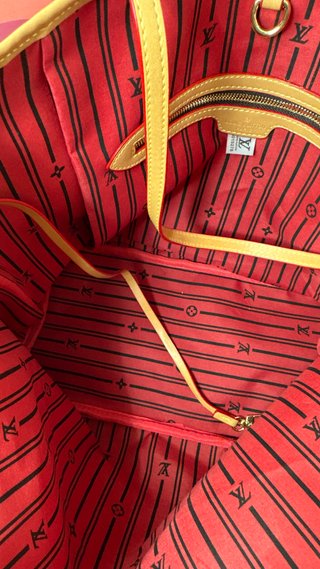 Bolso Louis Vuitton Marrón y Rojo