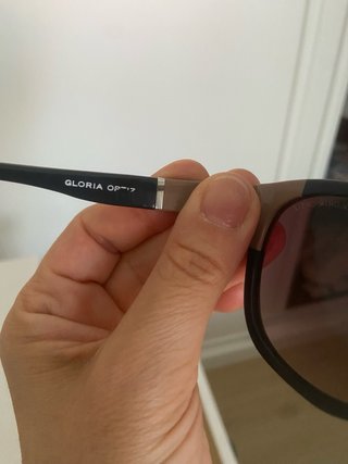 Gafas de sol Gloria Ortiz beige y negro