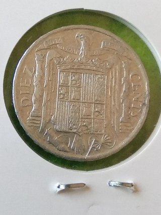 Moneda 10 Centimos España 1953