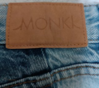 Vaqueros Monkey 2 tonos Talla S