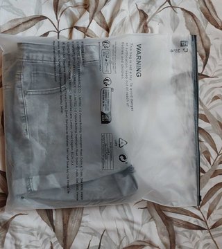 Pantalón corto vaquero gris SHEIN