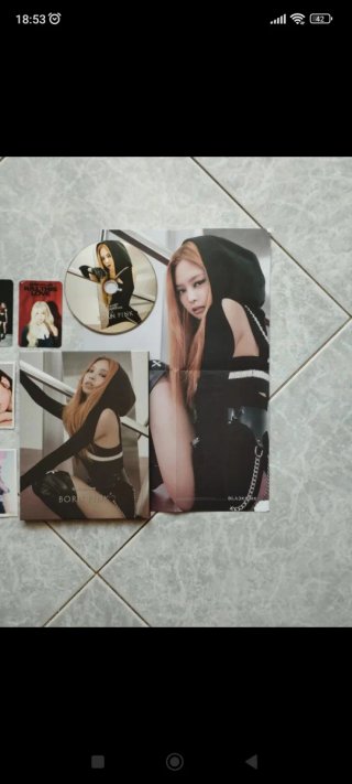 Blackpink Born Pink Jennie photocard CD