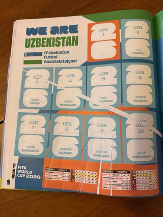 Álbum Mundial 2026 Tapa Dura (Fallo Impresión)