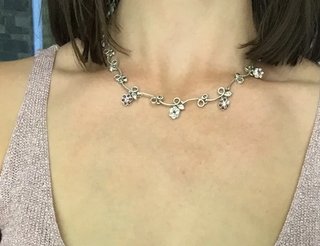 Conjunto gargantilla y pulsera. A estrenar.