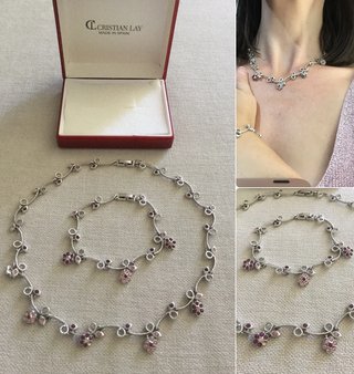 Conjunto gargantilla y pulsera. A estrenar.