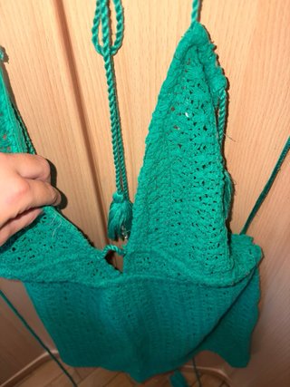 Vestido brillante verde