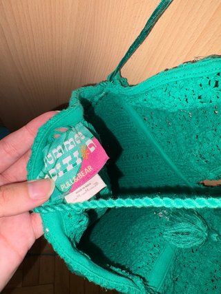 Vestido brillante verde