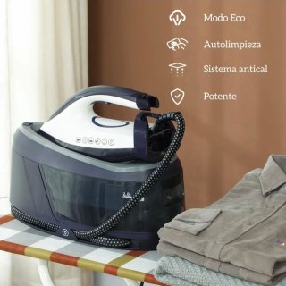 Centro de planchado 2800W ECO cerámica azul