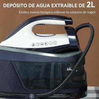 Centro de planchado 2800W ECO cerámica azul